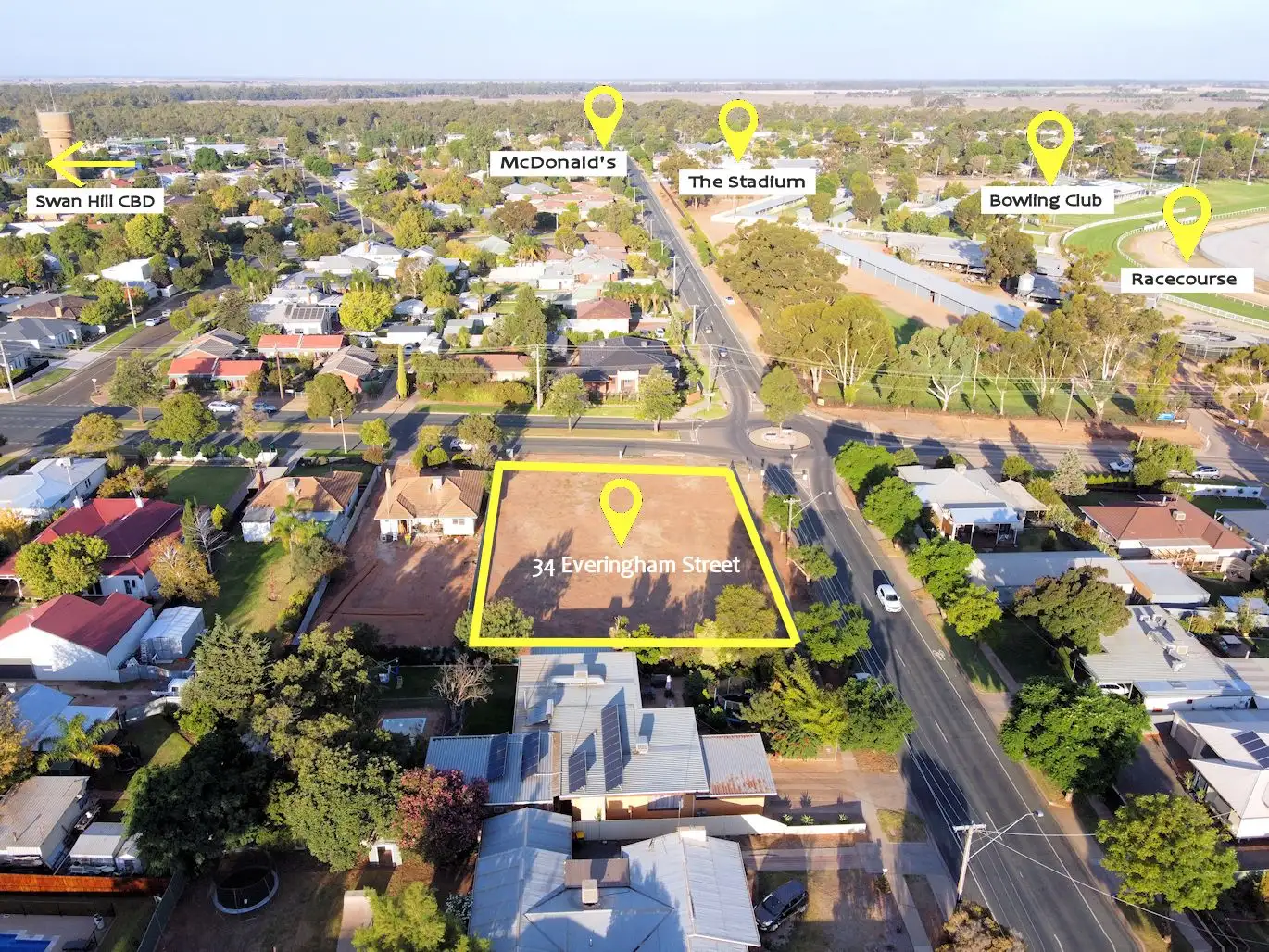 Main view of Homely land listing, 34 Everingham Street, Swan Hill VIC 3585