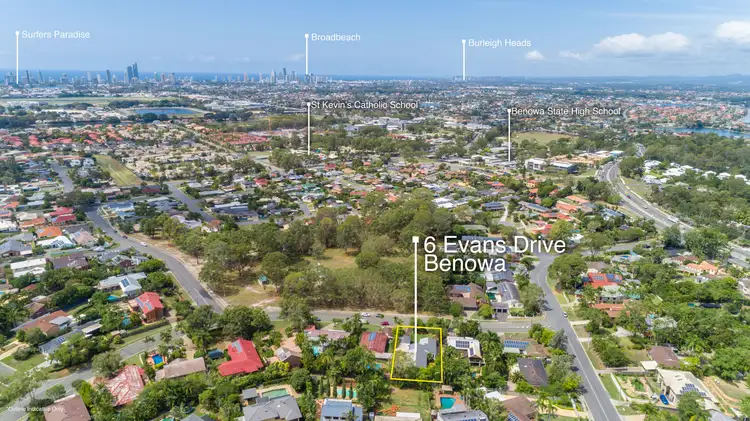 Main view of Homely house listing, 6 Evans Drive, Benowa QLD 4217