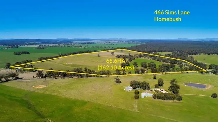 Main view of Homely rural property listing, 422 Sims Lane, Homebush VIC 3465
