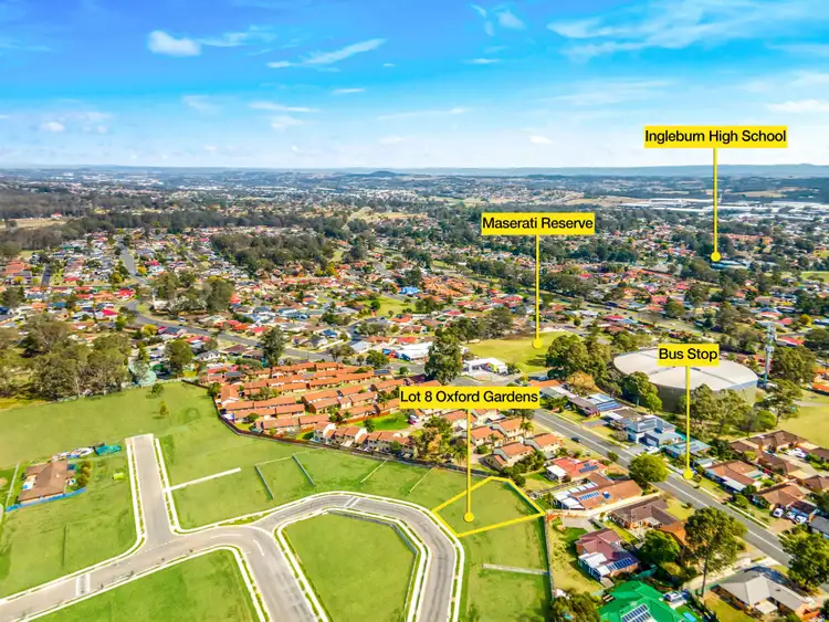 Second view of Homely land listing, LOT 8 Oxford Gardens Road, Ingleburn NSW 2565