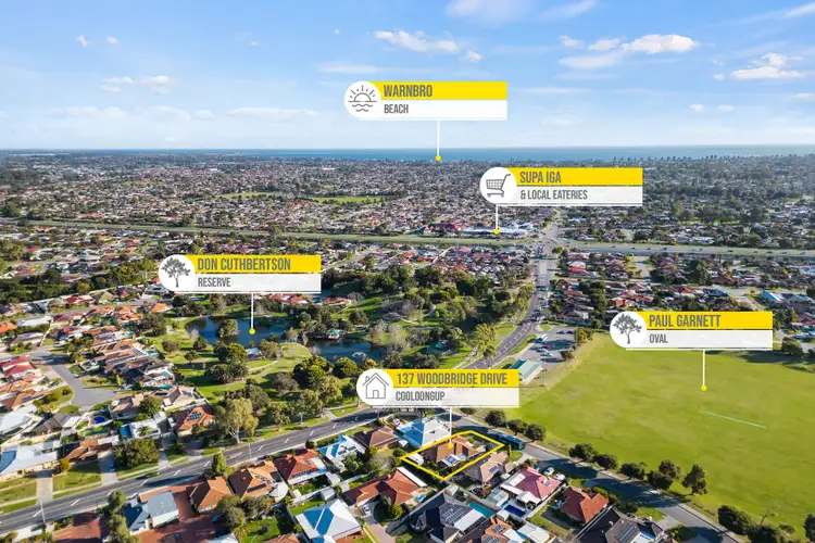 Second view of Homely house listing, 137 Woodbridge Drive, Cooloongup WA 6168