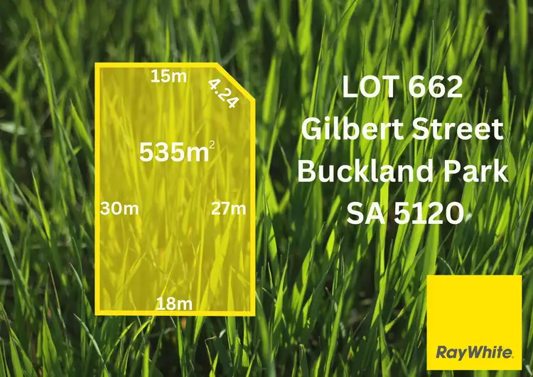 LOT 662 Gilbert Street, Buckland Park SA 5120