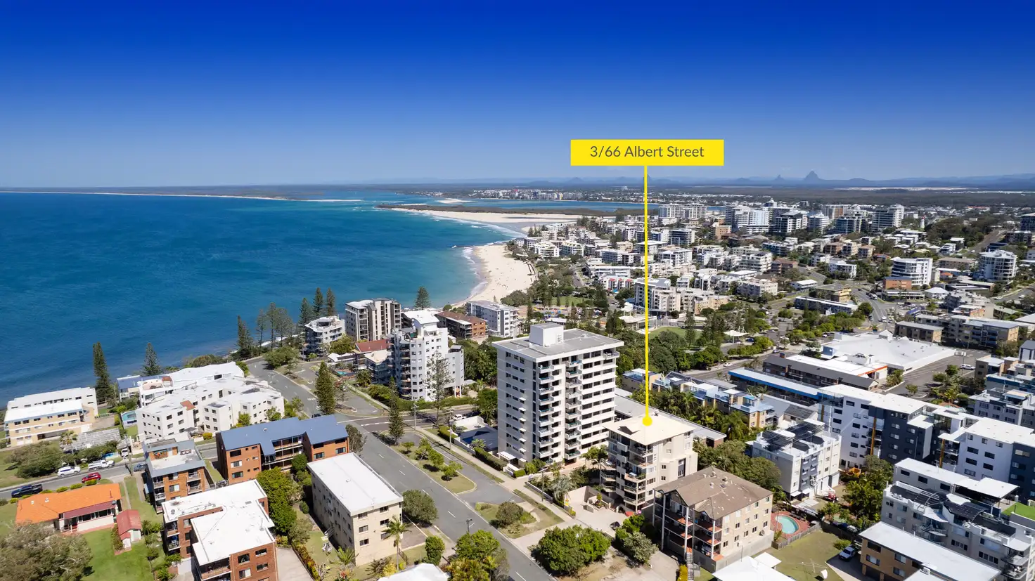 Main view of Homely unit listing, Unit 3/66 Albert Street, Kings Beach QLD 4551