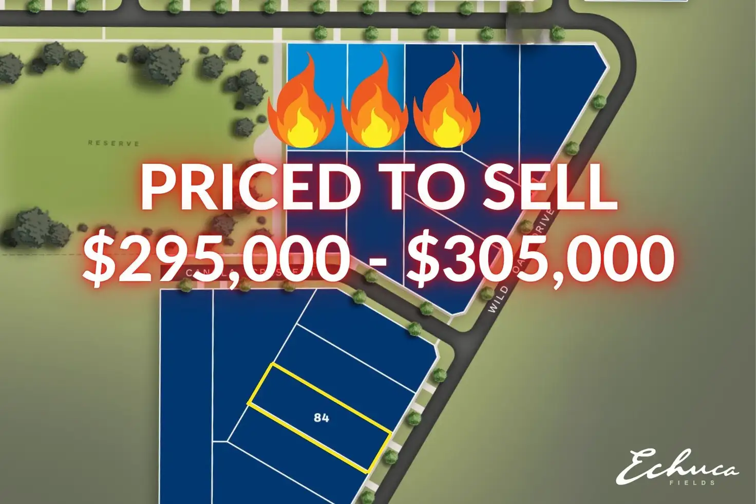 Main view of Homely land listing, (Lot 84) 46 Wild Oat Drive Echuca Fields Stage 3B, Echuca VIC 3564