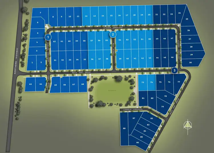 Third view of Homely land listing, (Lot 84) 46 Wild Oat Drive Echuca Fields Stage 3B, Echuca VIC 3564