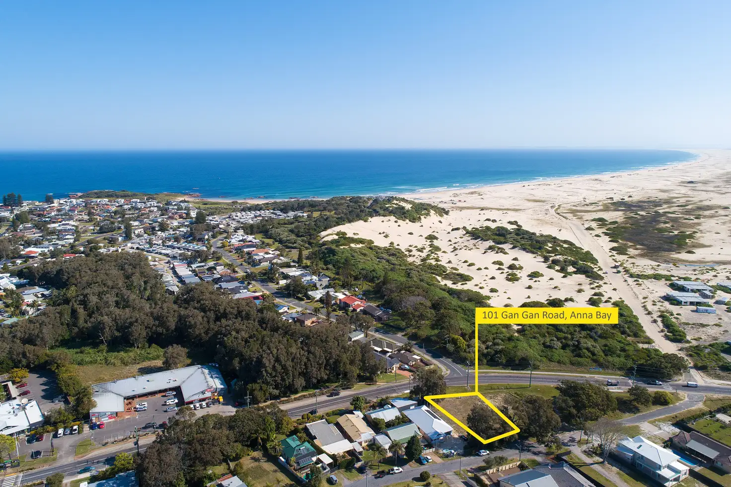 Main view of Homely land listing, 101 Gan Gan Road, Anna Bay NSW 2316
