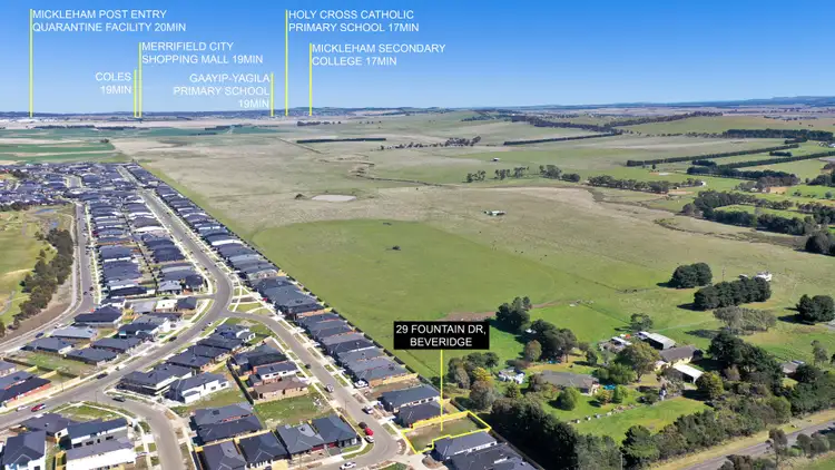 Third view of Homely land listing, 29 Fountain Drive, Beveridge VIC 3753