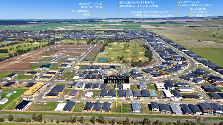 Third view of Homely land listing, 69 Fountain Drive, Beveridge VIC 3753