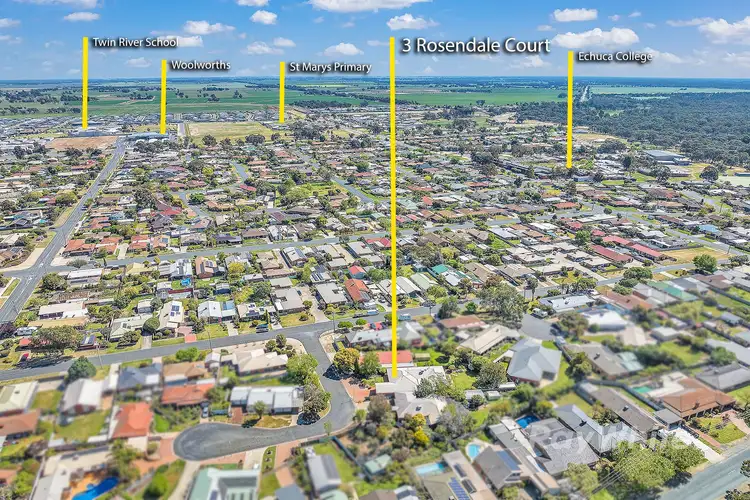 Fourth view of Homely house listing, 3 Rosendale Court, Echuca VIC 3564