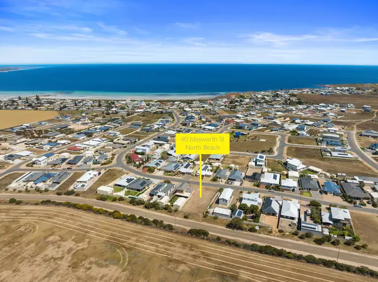 Main view of Homely land listing, 40 Islesworth Street, North Beach SA 5556