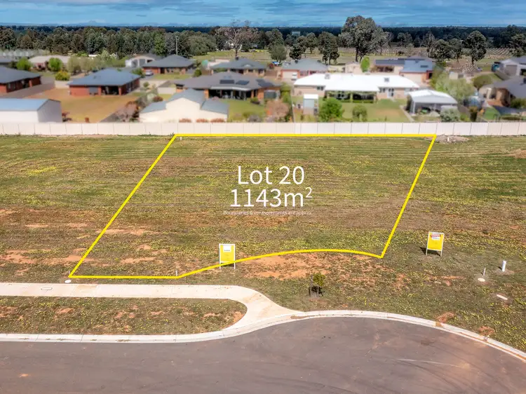 Main view of Homely land listing, Lot 20 9 Vintage Drive, Wahgunyah VIC 3687