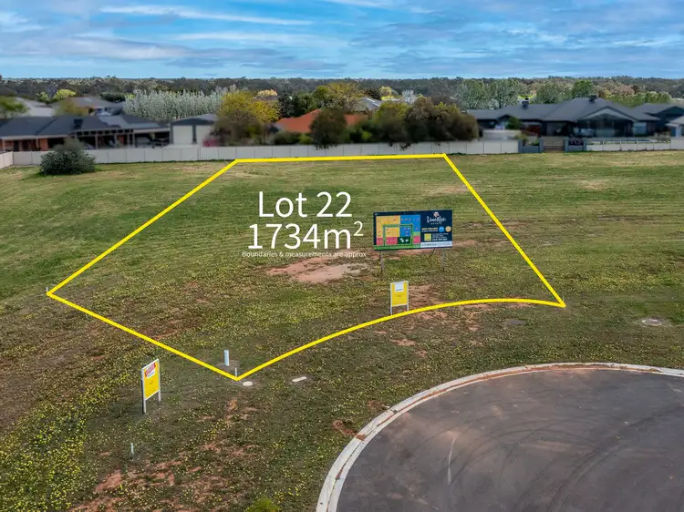 Main view of Homely land listing, Lot 22 13 Vintage Drive, Wahgunyah VIC 3687