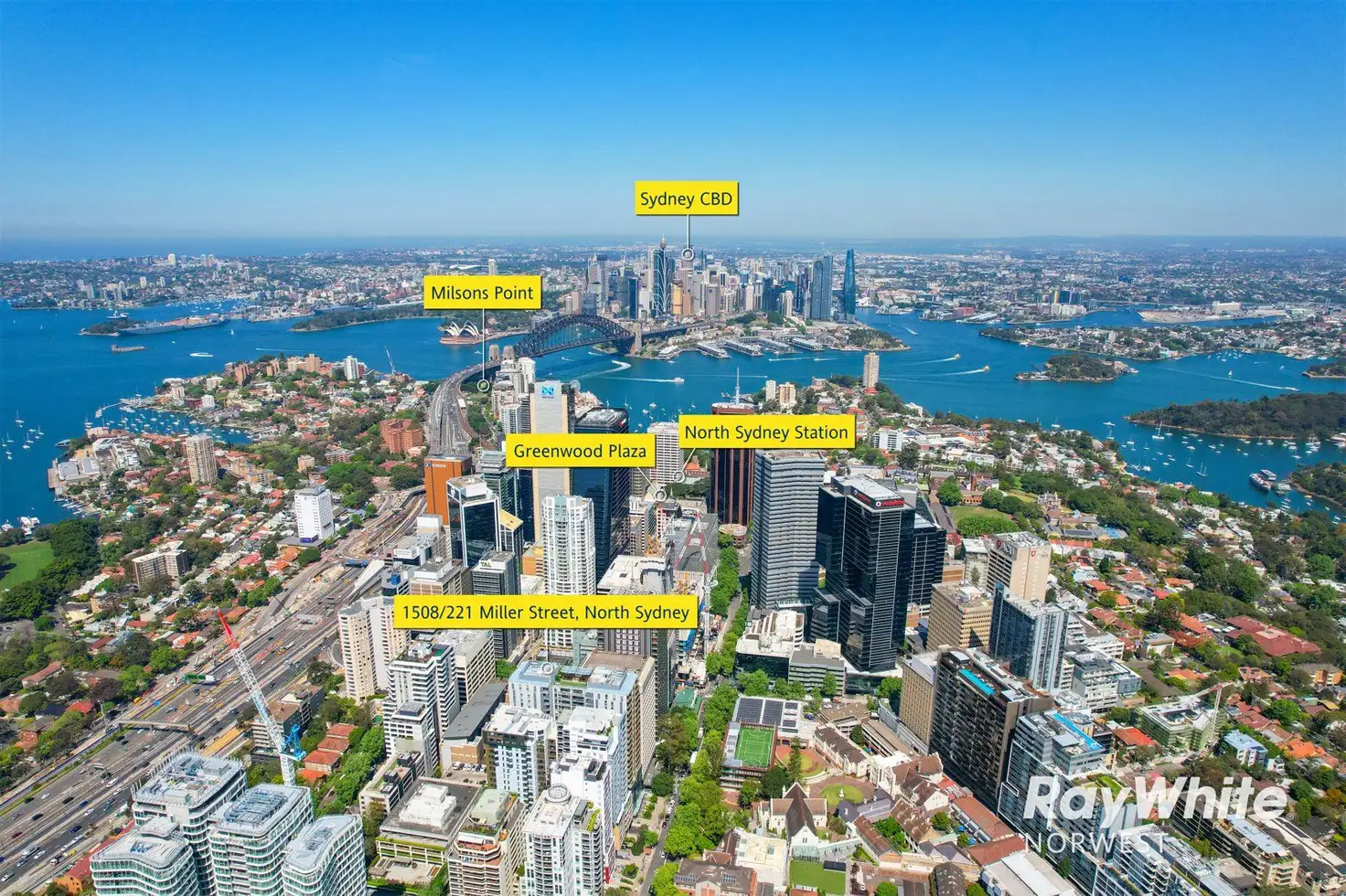 Main view of Homely apartment listing, 1508/221 Miller Street, North Sydney NSW 2060