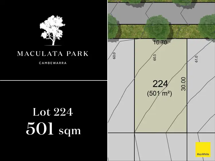 Main view of Homely land listing, Lot 224, 'Maculata Park' 104 Taylors Lane, Badagarang NSW 2540