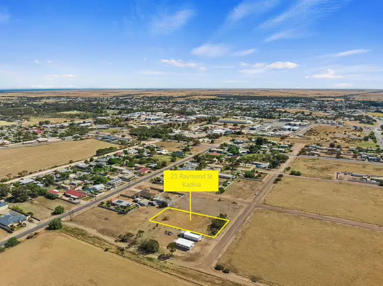 Main view of Homely land listing, 21 Raymond Street, Kadina SA 5554