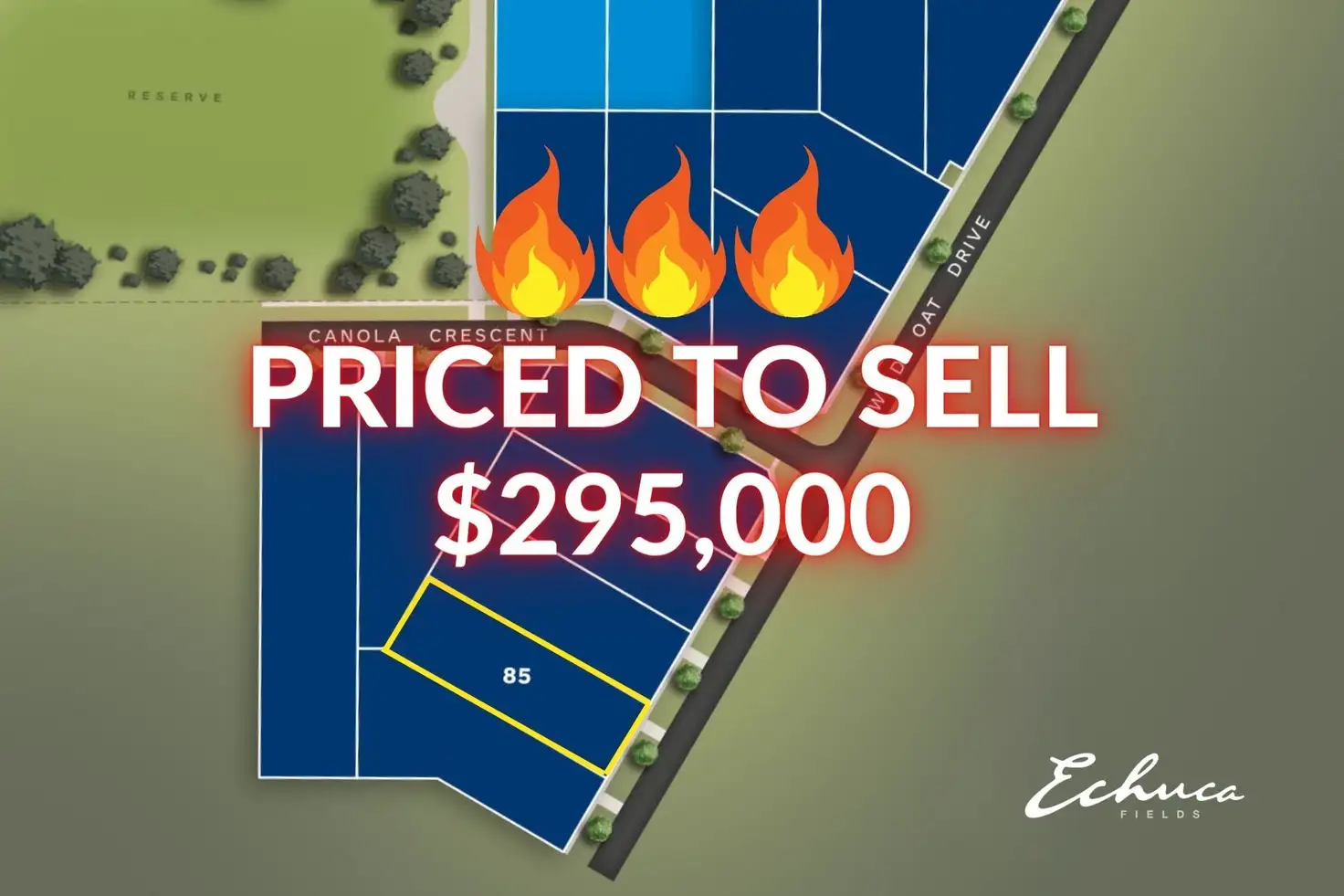 Main view of Homely land listing, (Lot 85) 48 Wild Oat Drive Echuca Fields Stage 3B, Echuca VIC 3564