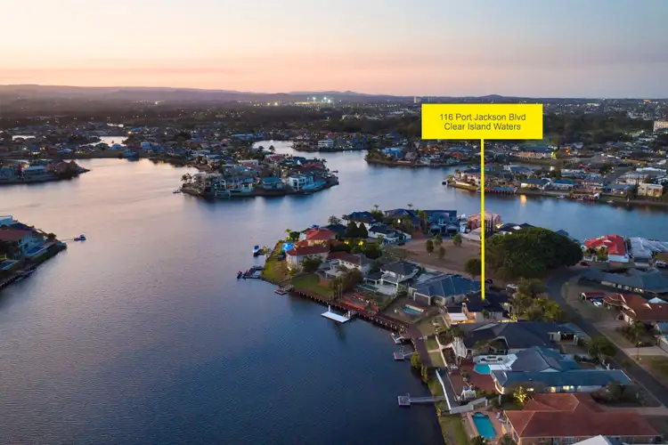 Main view of Homely house listing, 116 Port Jackson Boulevard, Clear Island Waters QLD 4226