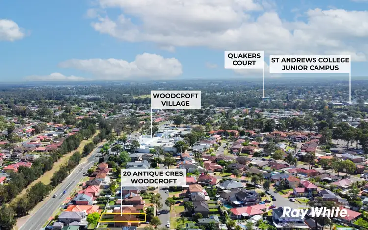 Second view of Homely semi-detached listing, 20 Antique Crescent, Woodcroft NSW 2767