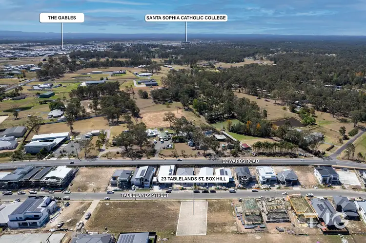 Second view of Homely land listing, 23 Tablelands Street, Box Hill NSW 2765