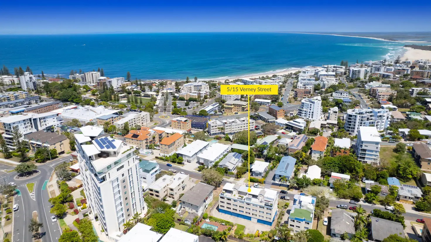 Main view of Homely unit listing, Unit 5/15 Verney Street, Kings Beach QLD 4551