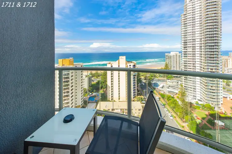 Third view of Homely apartment listing, 1711 &1712/25 Laycock Street, Surfers Paradise QLD 4217