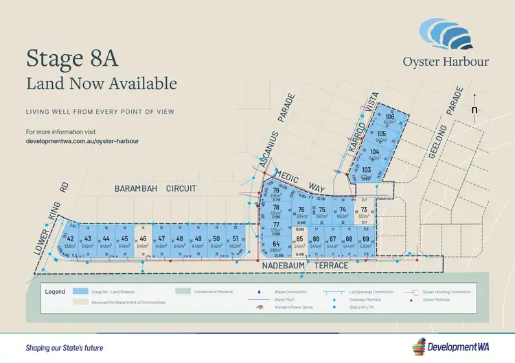 Second view of Homely land listing, Lot 47 Nadebaum Terrace, Bayonet Head WA 6330