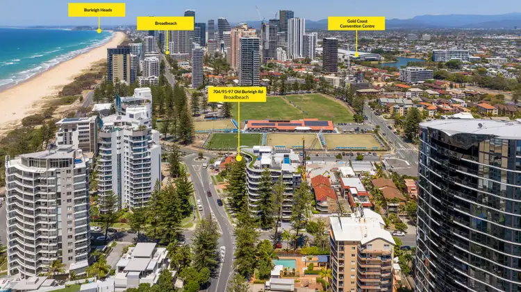 Second view of Homely apartment listing, 704/95-97 Old Burleigh Road, Broadbeach QLD 4218