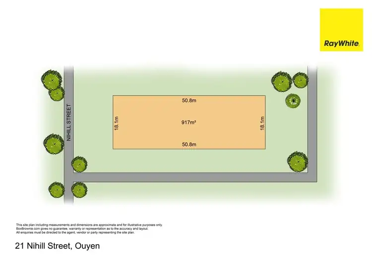 Main view of Homely land listing, 21 Nihill Street, Ouyen VIC 3490
