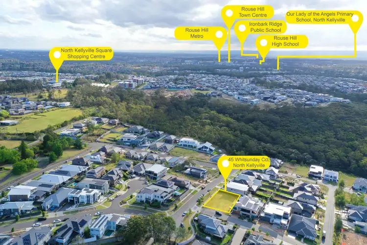 Second view of Homely land listing, 45 Whitsunday Circuit, North Kellyville NSW 2155