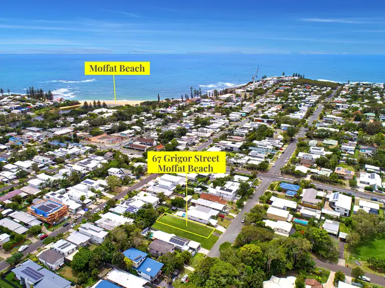 Main view of Homely land listing, 67 Grigor Street, Moffat Beach QLD 4551