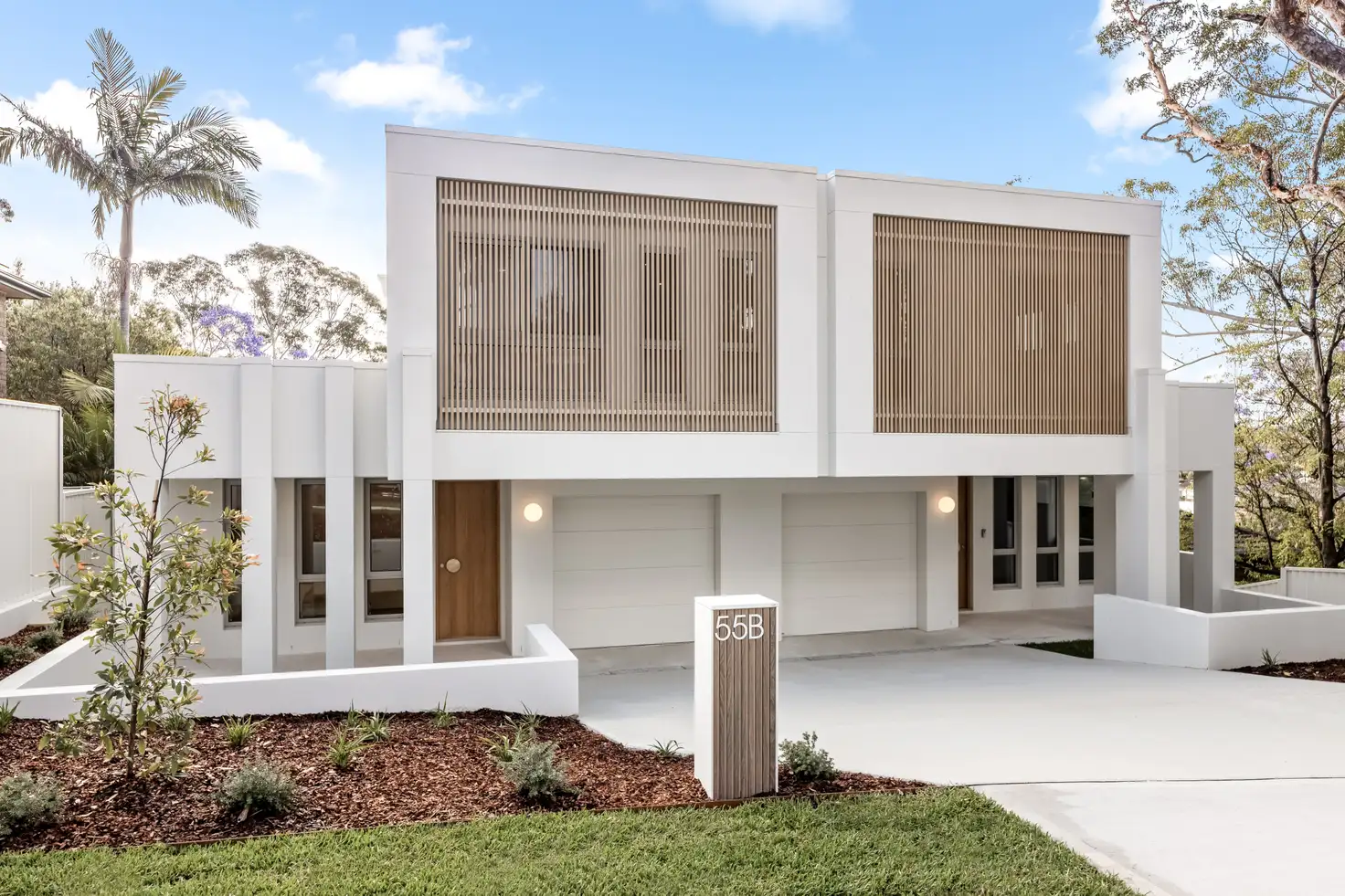 Main view of Homely semi-detached listing, 55B Oak Road, Kirrawee NSW 2232