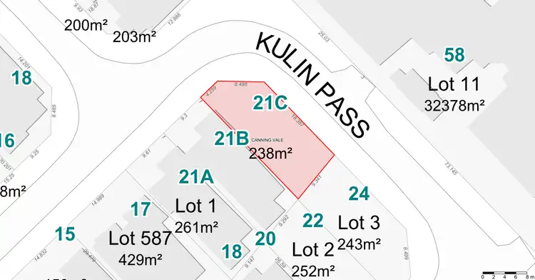 Main view of Homely land listing, 21C Kulin Pass, Canning Vale WA 6155