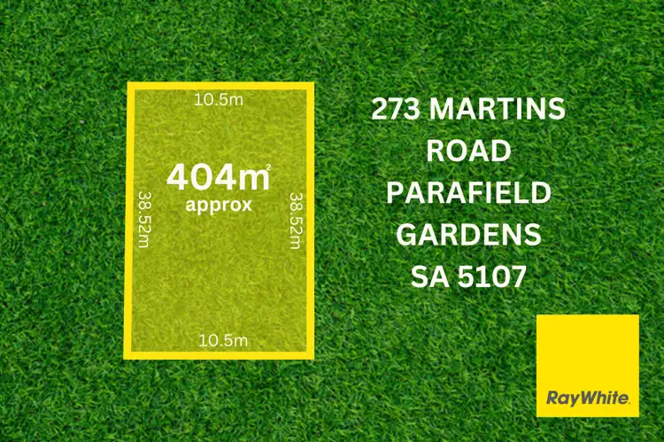 Main view of Homely land listing, 273 Martins Road, Parafield Gardens SA 5107