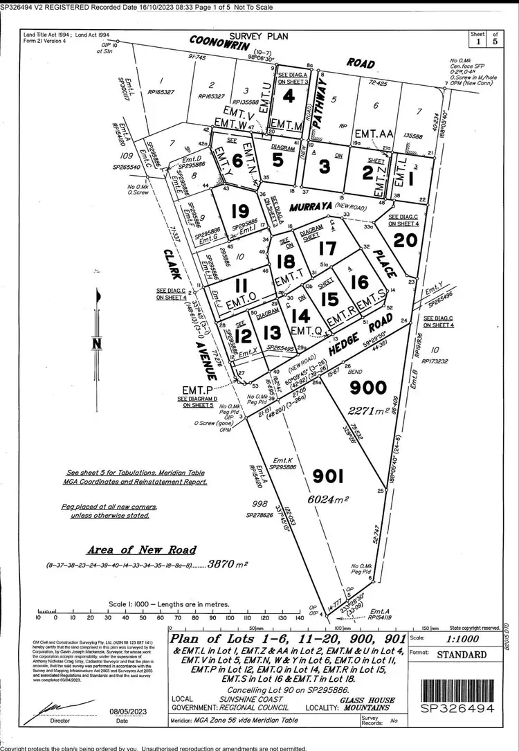 Third view of Homely land listing, LOT 5, 10 Murraya Place, Glass House Mountains QLD 4518