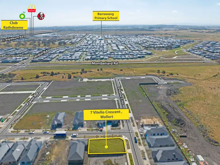 Second view of Homely land listing, 7 Vitello Crescent, Wollert VIC 3750
