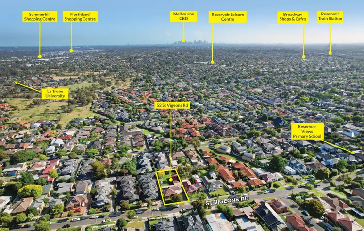 Second view of Homely house listing, 53 St Vigeons Road, Reservoir VIC 3073
