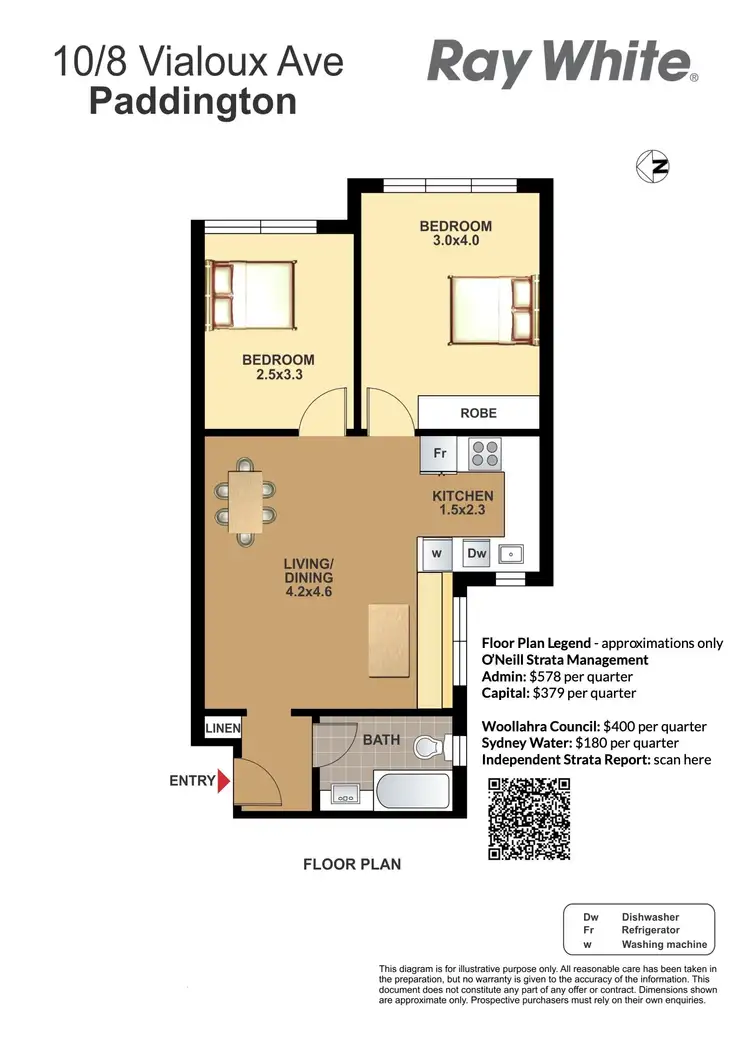 Seventh view of Homely other listing, 10/8 Vialoux Avenue, Paddington NSW 2021