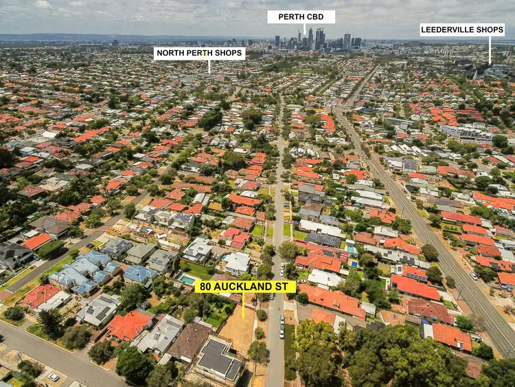 Third view of Homely land listing, 80 Auckland Street, North Perth WA 6006