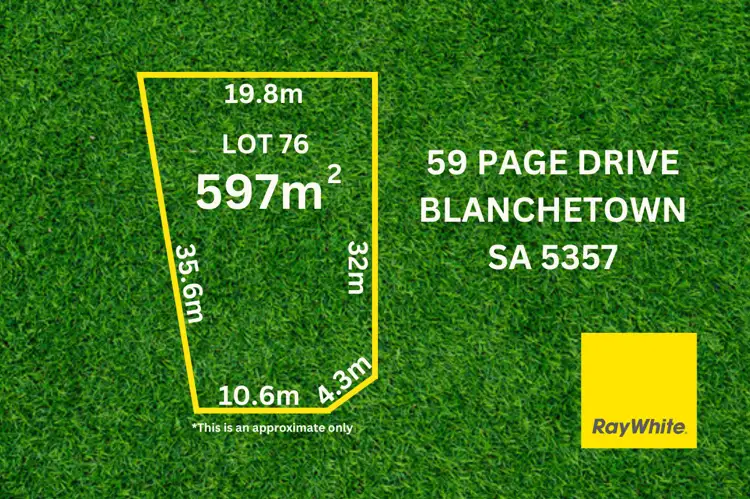 Main view of Homely land listing, 59 Page Drive, Blanchetown SA 5357
