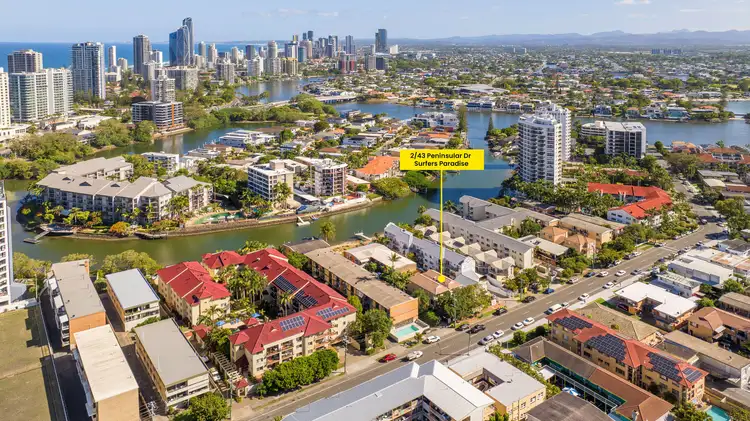 Third view of Homely semi-detached listing, 2/43 Peninsular Drive, Surfers Paradise QLD 4217