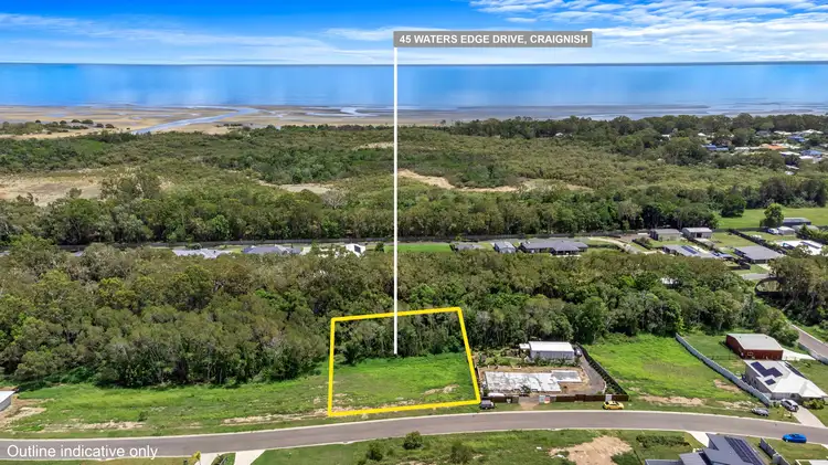 Main view of Homely land listing, 45 Waters Edge Drive, Craignish QLD 4655