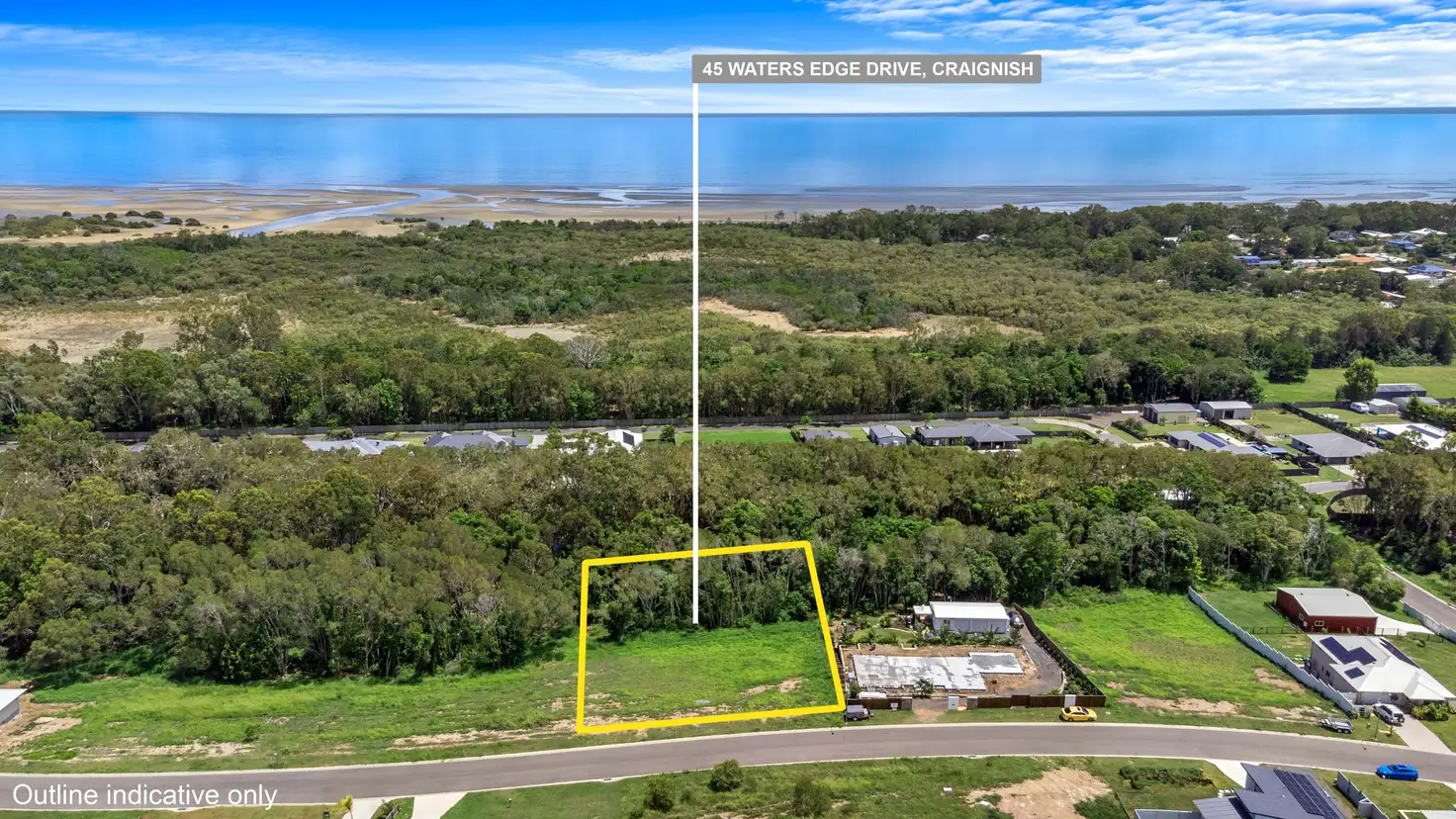 Main view of Homely land listing, 45 Waters Edge Drive, Craignish QLD 4655