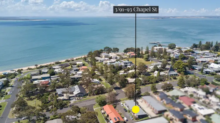Main view of Homely unit listing, 3/91-93 Chapel Street, Cowes VIC 3922