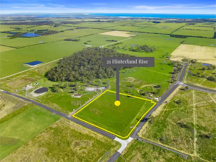 Main view of Homely land listing, 21 Hinterland Rise, Wattle Bank VIC 3995