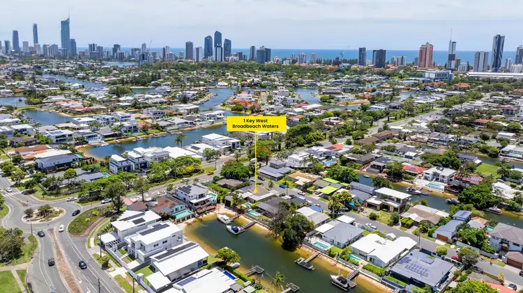Second view of Homely house listing, 1 Key West, Broadbeach Waters QLD 4218