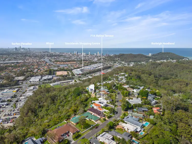Main view of Homely house listing, 71A Skyline Terrace, Burleigh Heads QLD 4220