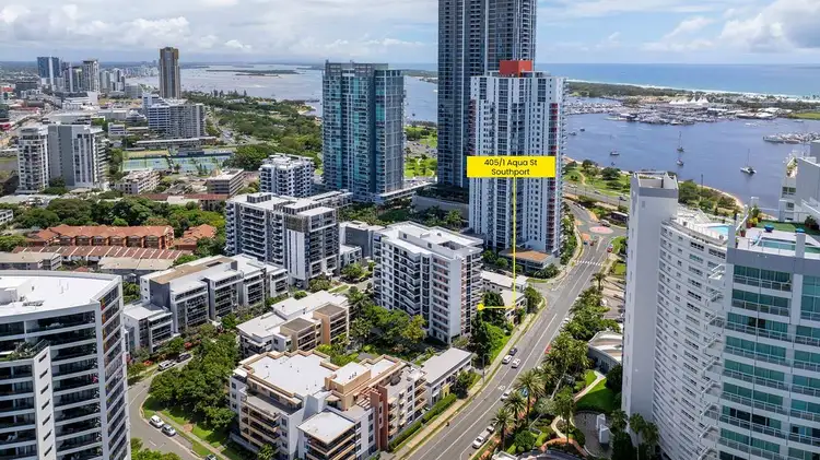 Second view of Homely unit listing, 405/1 Aqua Street, Southport QLD 4215