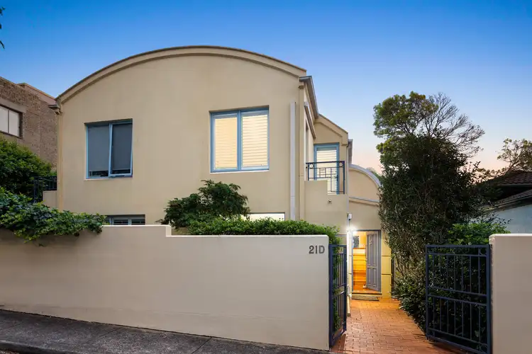 Main view of Homely townhouse listing, 21D Reynolds Street, Cremorne NSW 2090