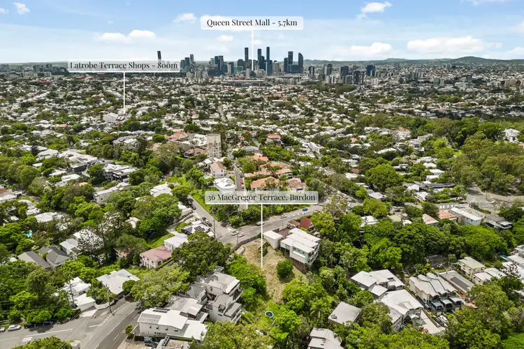 Third view of Homely land listing, 36 Macgregor Terrace, Bardon QLD 4065