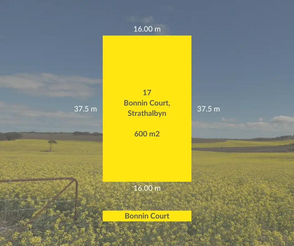 Main view of Homely land listing, 17 Bonnin Court, Strathalbyn SA 5255